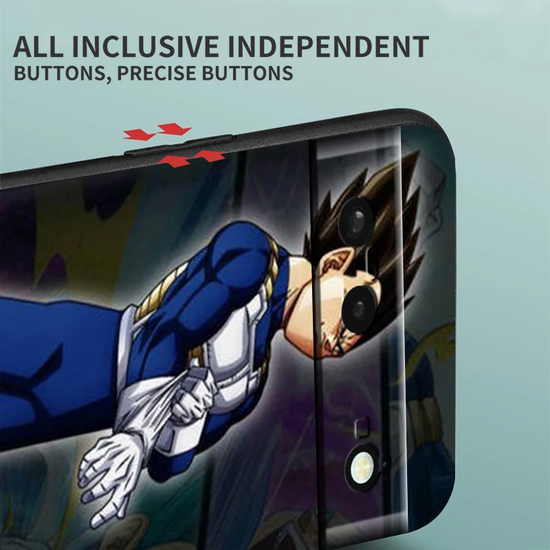 D-dragon Ball Z casing ponsel Anime g-goku untuk Google Pixel 8 7 6 Pro 6A 5A 5 4 4A XL 5G cangkang lunak penutup Fundas Coque Capa