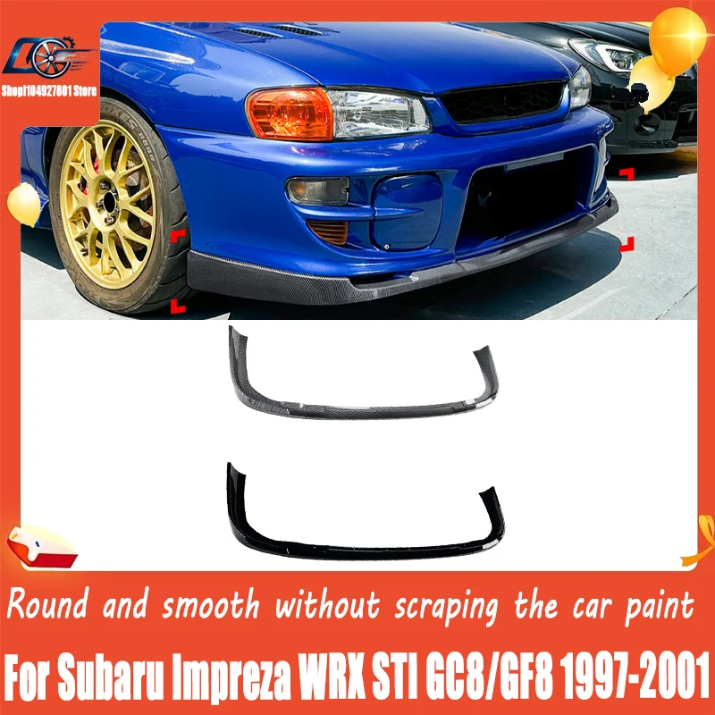 For Subaru Impreza WRX STI GC8/GF8 1997-2001, Front Lip / Chin Spoiler Front Bumper Splitter, Sporty Upgrade, Direct Fit.