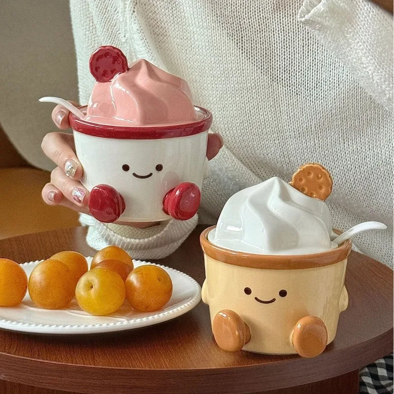 

Creative and Cute Seasoning Ceramic Kitchen, Home Decor with High Aesthetic Value, Convenient Practical Storage of Seasonings