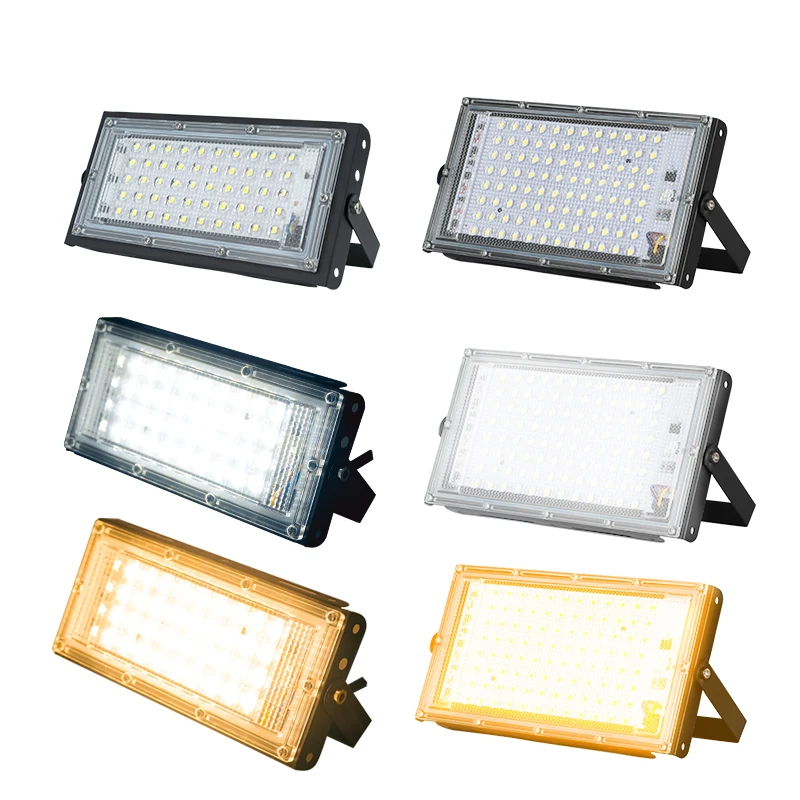 Imagem -04 - Waterproof High Bright Outdoor Led Floodlight Jardim Projetor Iluminação Spotlight Wall Luzes de Inundação ac 110v 220v 50w 100w Pcs Pcs