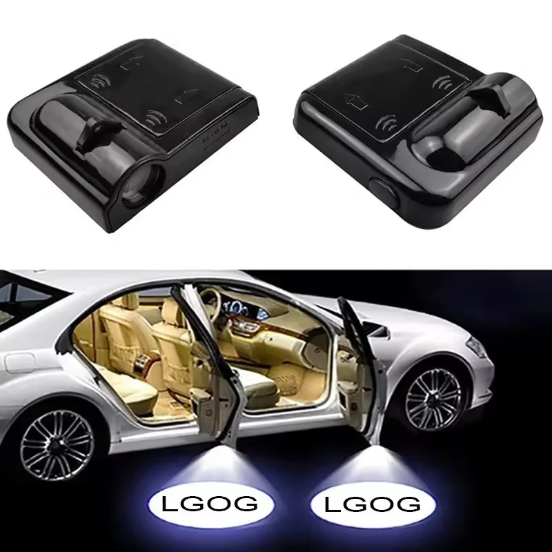 

Wireless Car Door Custom Logo Welcome Light LED Projector Lamp For Car Accessories Interior Decorative