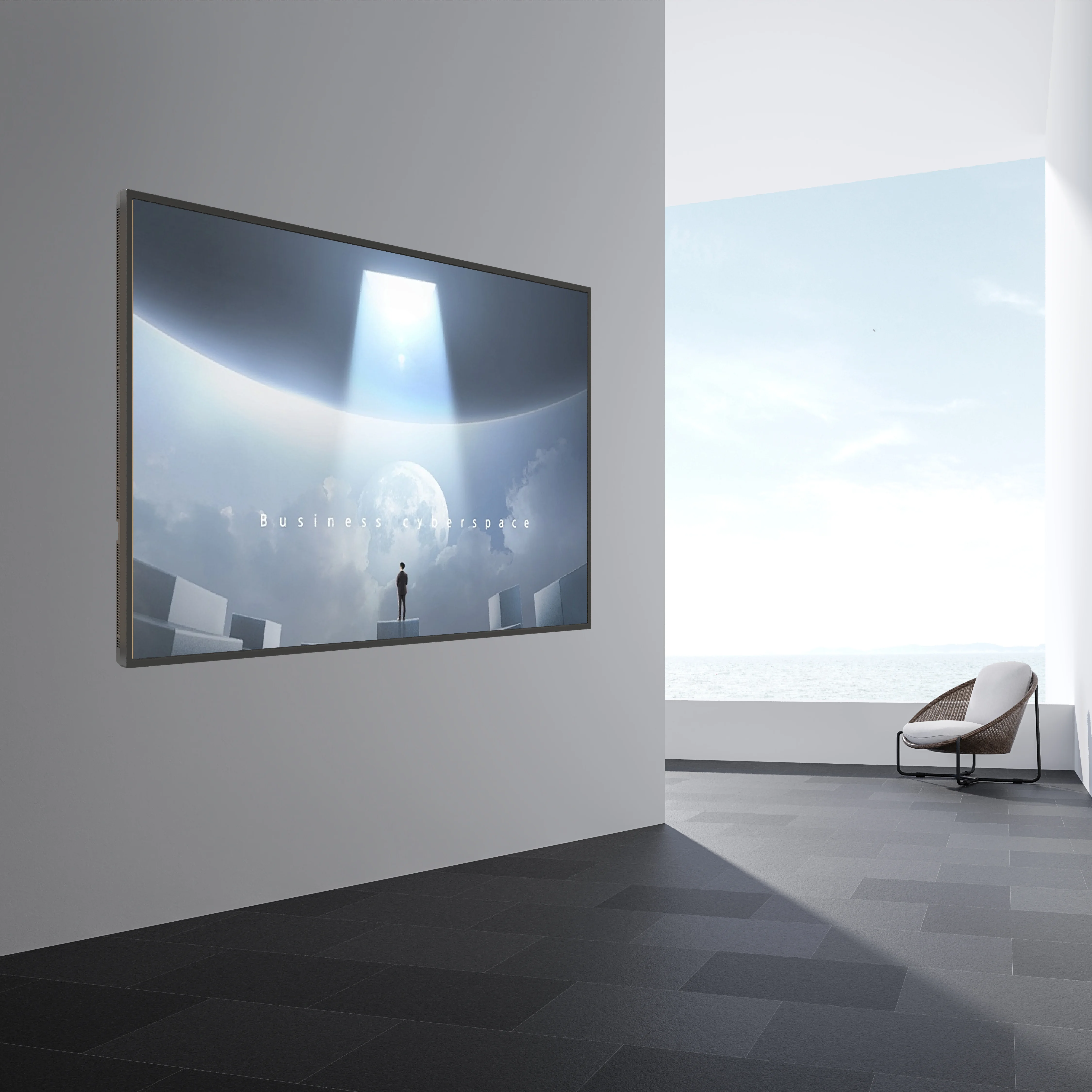 

ODM/OEM Индивидуальные ультратонкие 4K LCD-экраны IP65 с невидимой рамкой 55 дюймов для цифровых вывесок, Android, для торговых центров, навигации, образования, графики