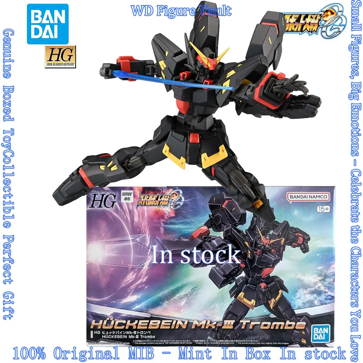 

In stock Bandai HG Huckebein Mk-III Trombe Super Robot Wars Assembly Model Kit Figures Anime Model Genuine Boxed Toy Gift