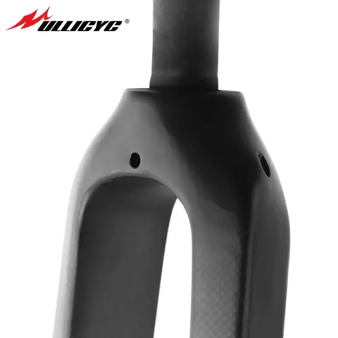 ULLICYC 뉴 마운틴 3K 풀 카본 자전거 포크 카본 바이크 포크 튜브 쓰루 액슬15*100mm MTB 자전거 부품