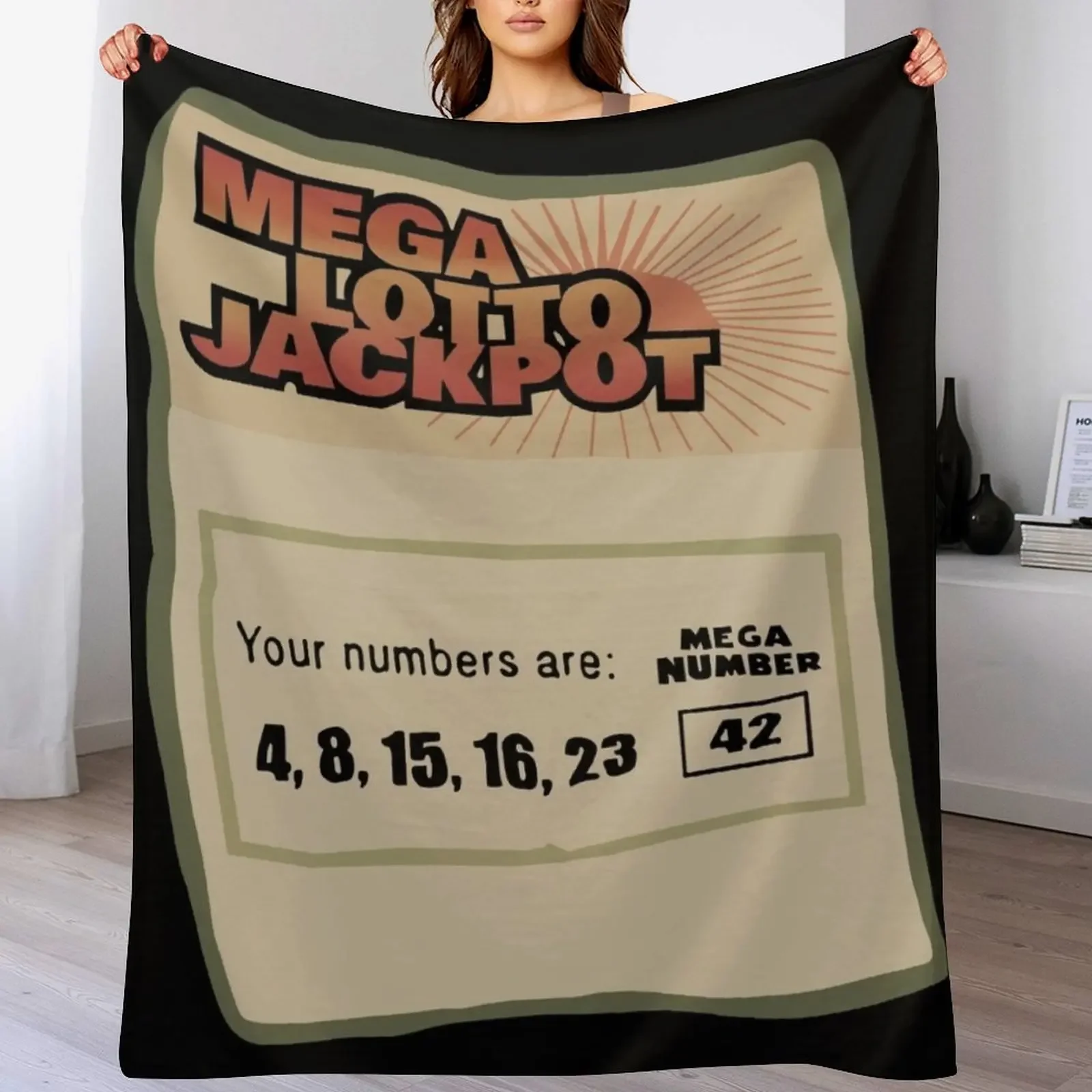 Lost Lottery Ticket Throw Blanket Fade Resistant Durable Throw Blanket