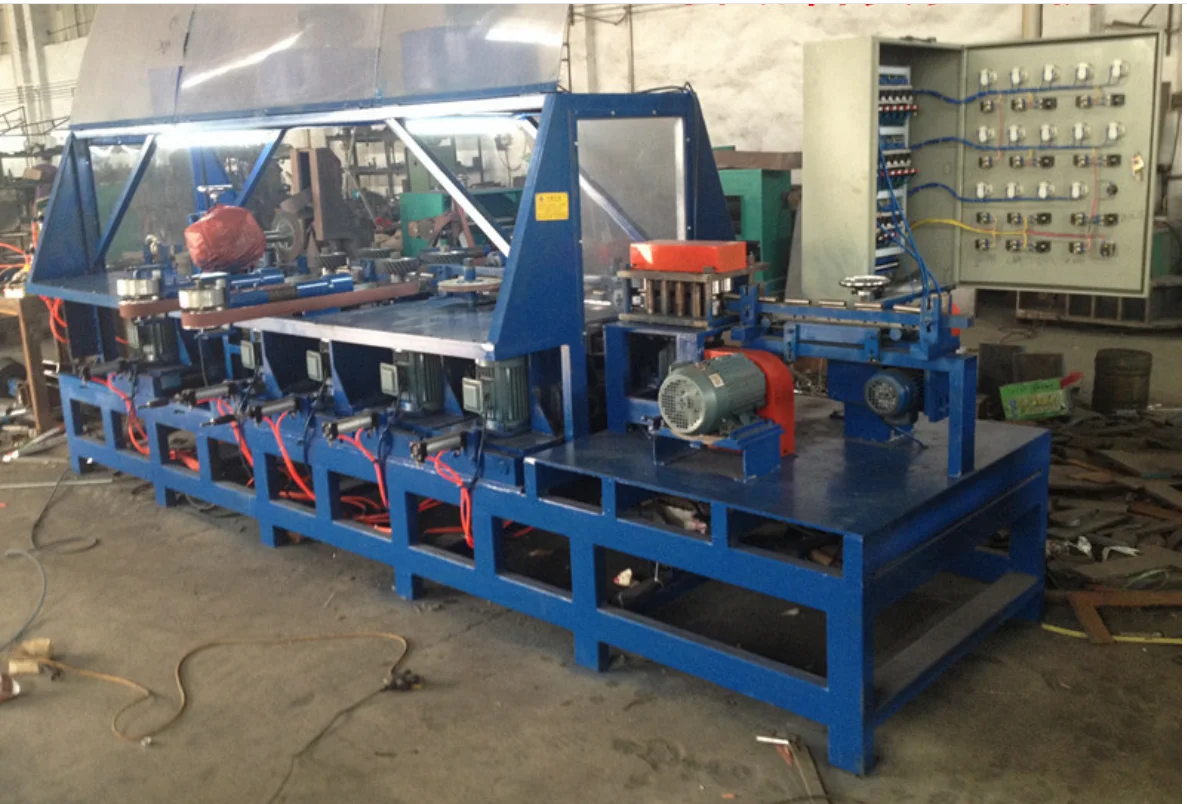 Máquina pulidora de bisagras de puerta de acero inoxidable completamente automática