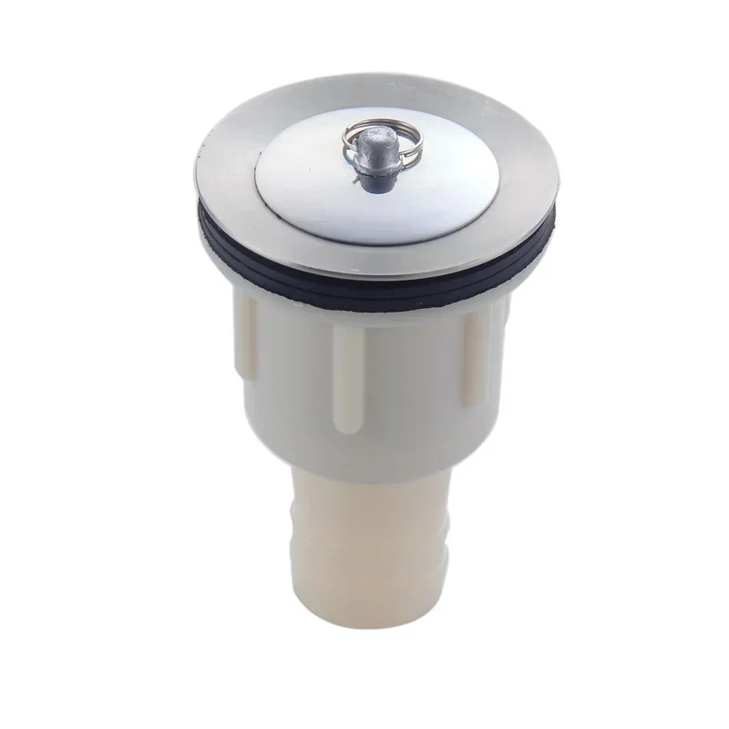 1PC Stainless Steel Sink Drain Removable Waste Filter Plug with Sealing Lid Basket Strainer Stopper Kitchen Bathroom Accessories