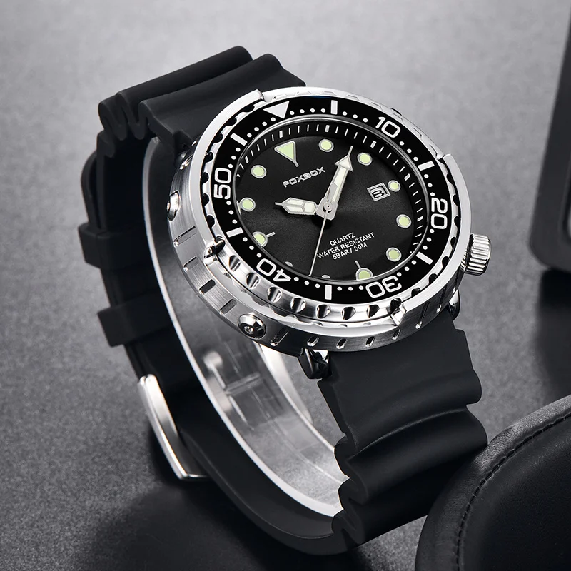 ساعة LIGE الفاخرة للرجال، ساعة رياضية خارجية بتقويم كوارتز، حركة أصلية، ساعات عمل عصرية للرجال، ساعة مقاومة للماء