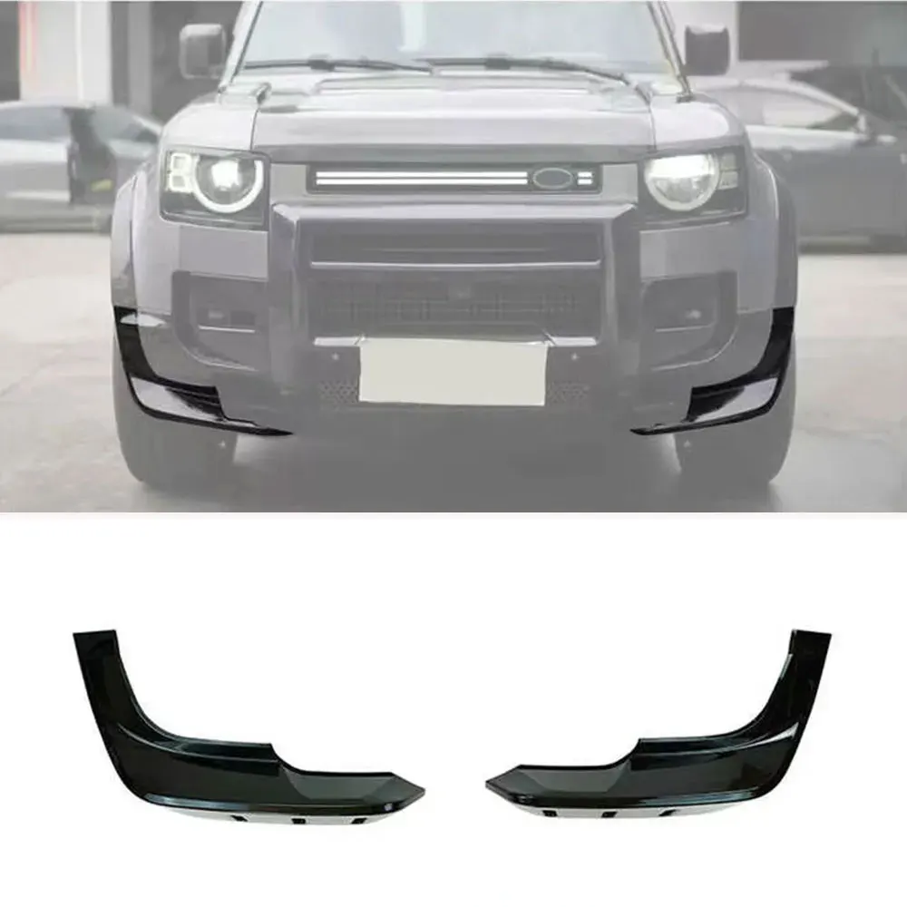 For 20-24 Land Rover Defender 110 90 front lip wrap angle 130 front bumper aerodynamic blade external decoration accessories