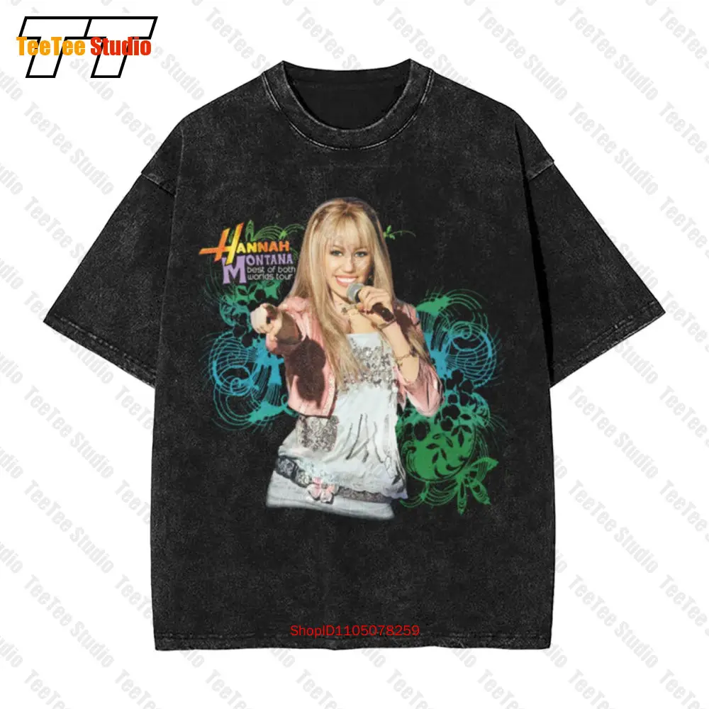 Hannah Montana Best Of Both Worlds Tour Vintage Oversized T-Shirt TYX8