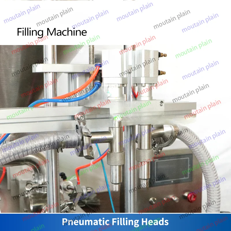 Cosmetic Liquid Cream Filling Machine Pneumatic Paste Filler ZS-DTGT2 Automatic Jam Sauce Honey Peanut Butter