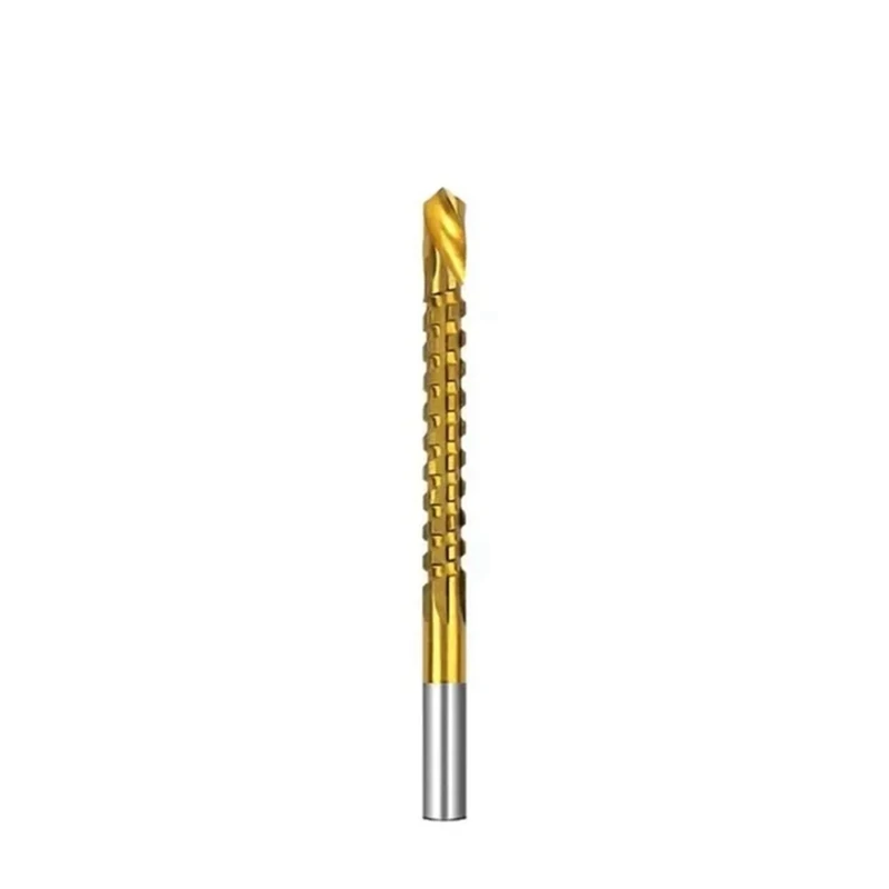 

8Mm Titanium Coated Drill Bit Spiral Jagged Saw Drill Bit Composite Drill Bit Twist Drill Bit