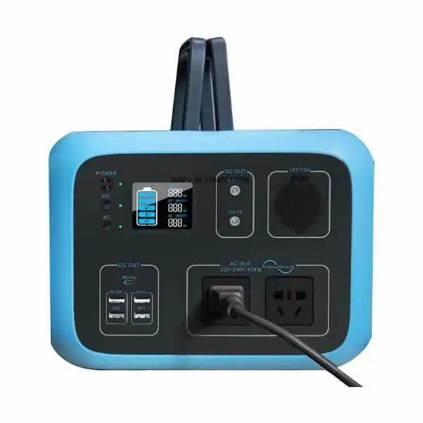 Outdoor Power Bank Pack Power Station Emergency Energy Storage Battery Portable 1500mAh 519Wh 500W Solar Generator