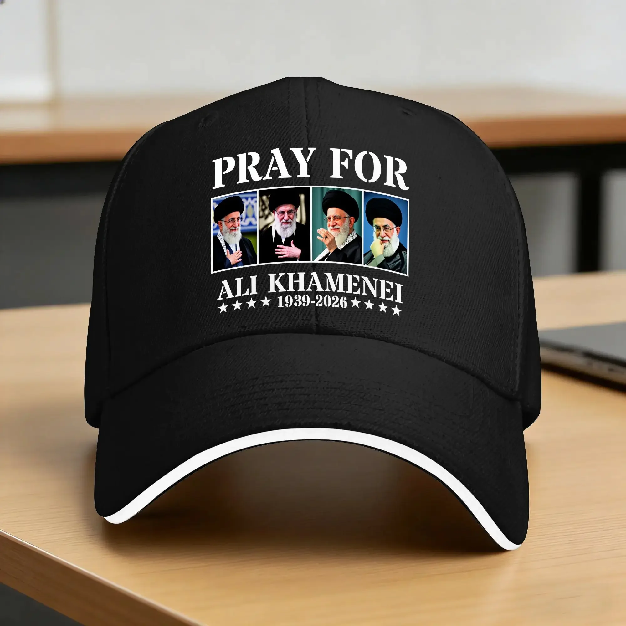 New Casual Baseball Cap Pray for Ali Khamenei  Hiking Fishing Hip Hop Hats For Men Sun Visor Fashion Baseball Caps