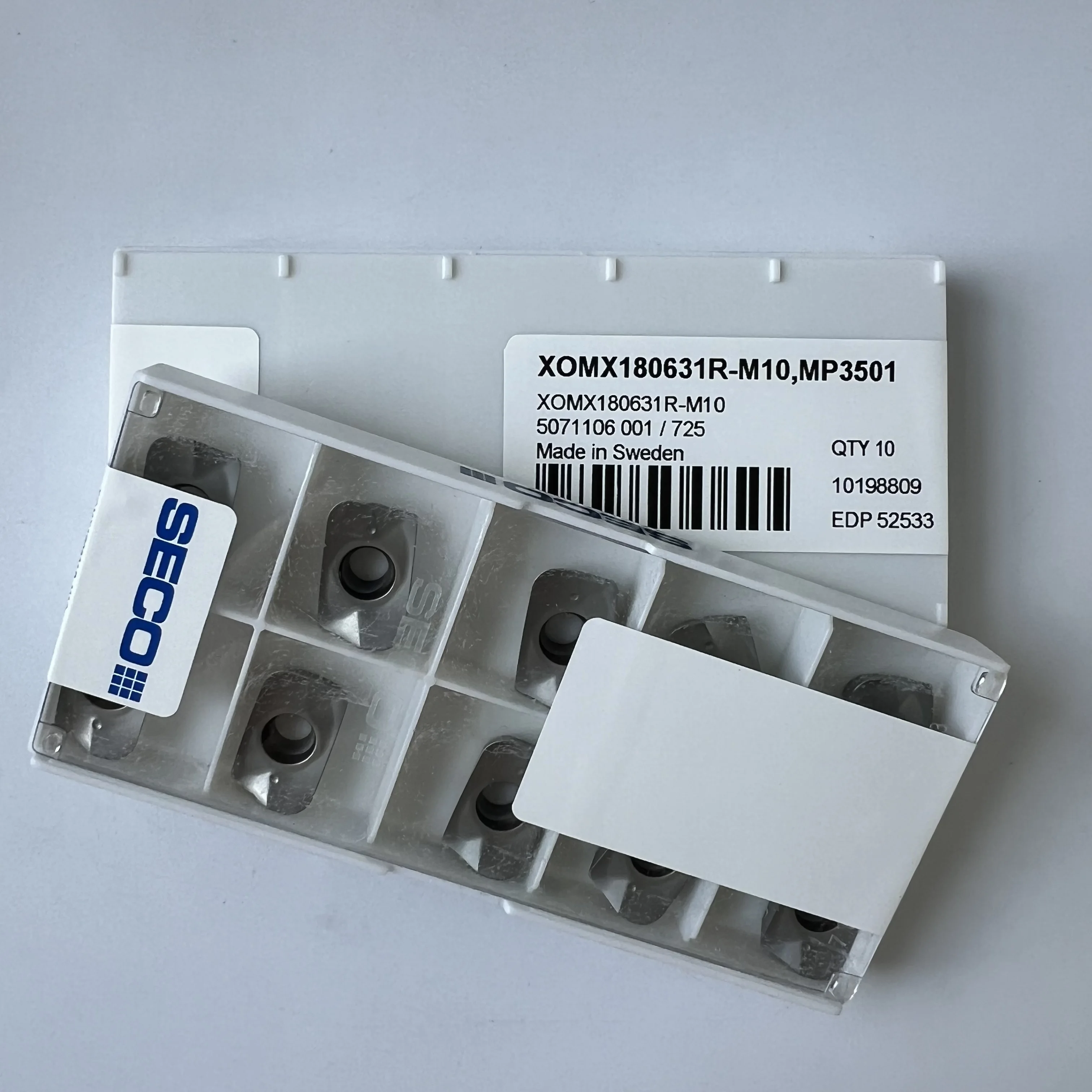 

XOMX180631R-M10,MP3501 / Original carbide blade 10 Pcs