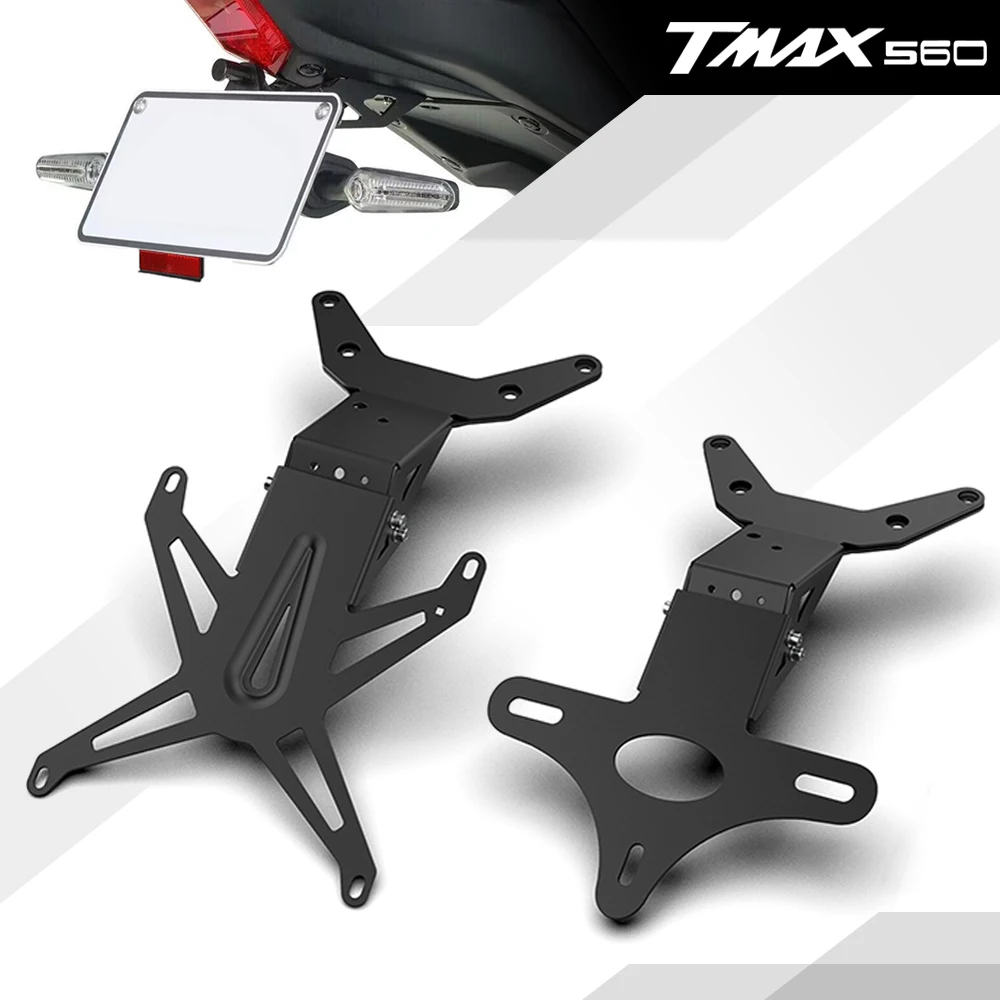 

TMAX560 Motorcycle License Plate Holder Rear Tail Frame Fender Eliminator Bracket For YAMAHA TMAX 560 T-MAX 560 2022 2023 2024