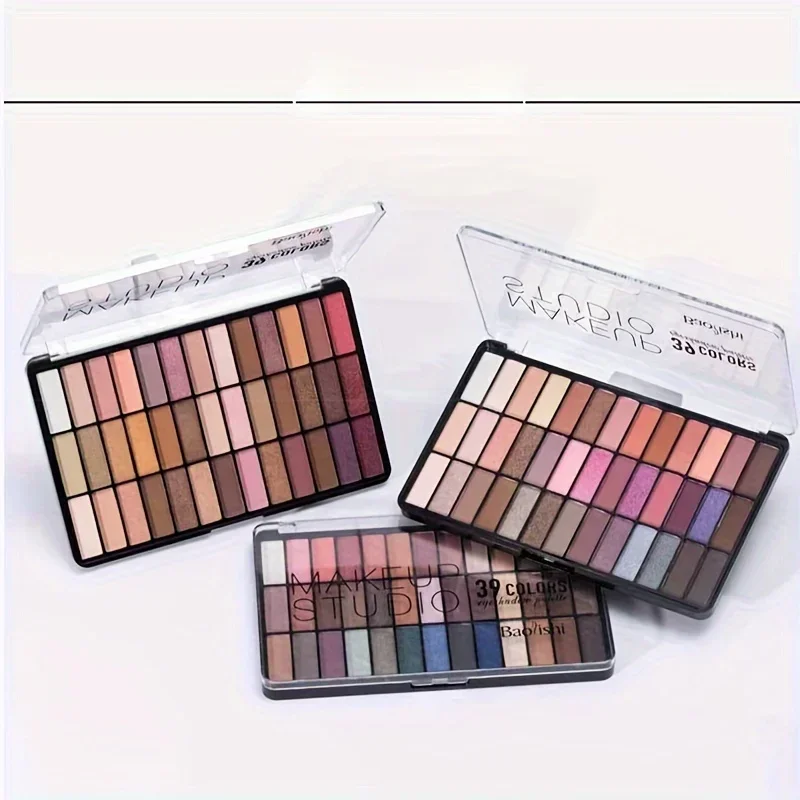39 色のアイシャドウ パレット プロフェッショナル マット シマー スパンコール仕上げ 防水 長持ち ステージ パフォーマンス用 CO:03