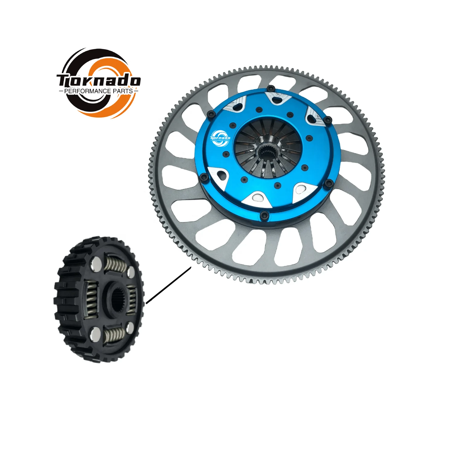 

Racing Parts With Spring Damper 1FZ-FE 185MM 7.25" Twin Plate Race Clutch For T Oyo Ta Land Cruiser