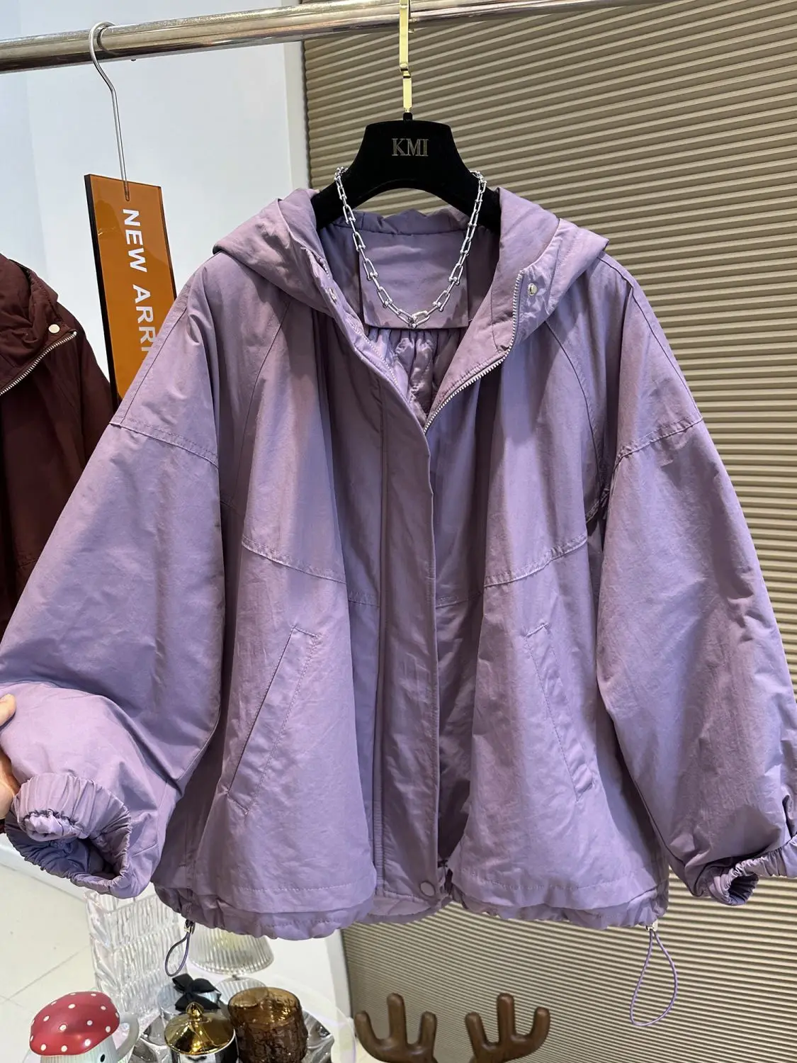 

Осень-зима 2025 г., новая свободная повседневная куртка, модная короткая куртка с воротником-стойкой