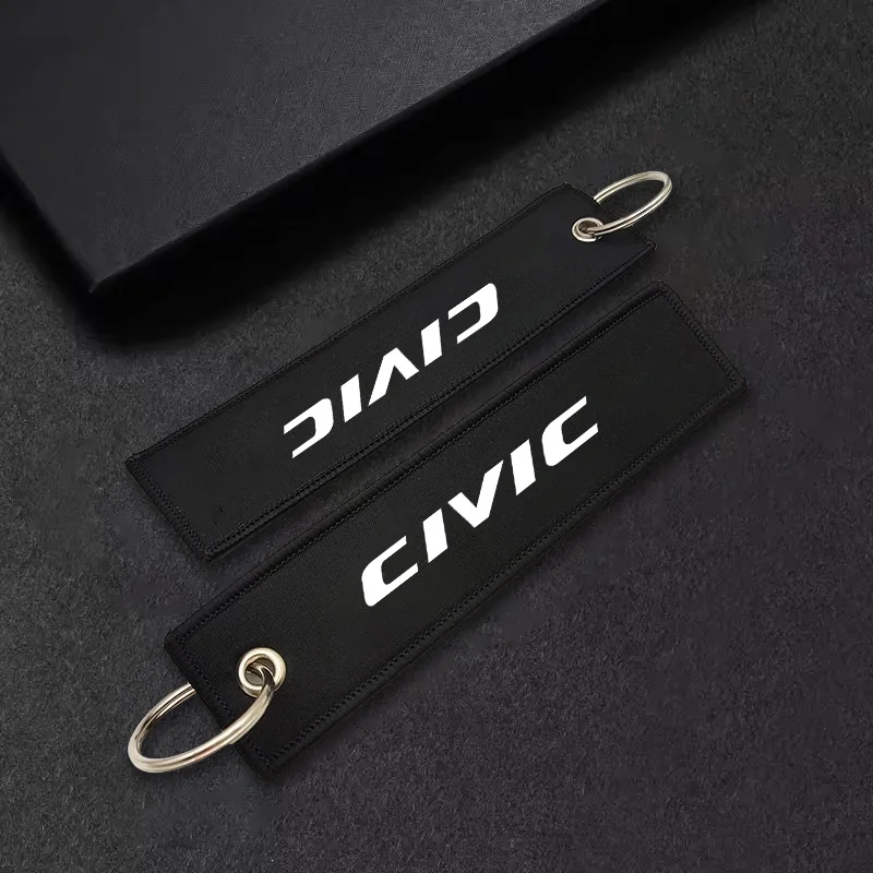 자동차 자수 키체인 홀더 체인 랜야드 키링 인테리어 액세서리 혼다 시빅 무겐 파워 어코드 그랜드 비타라 스위프트용