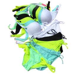 Women Bikini Summer Bathing suits Swimwear Sexy biqini UNDERWIRE CUPS maillot de bain Usa push up Designs girl mesh Swimsuit