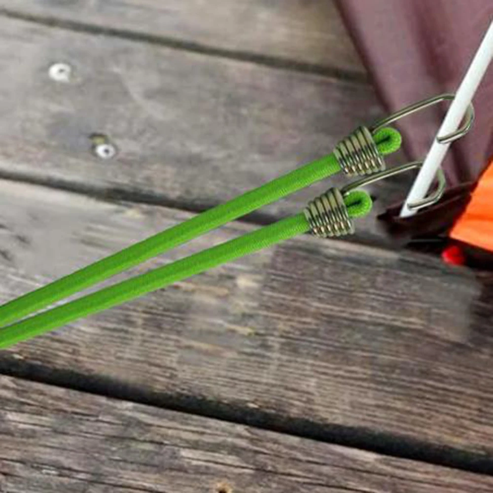 10Pcs Outdoor Tent Fixing Ropes, Hiking and Camping Tent Fixing Hooks, Compact and Lightweight, Easy to Carry and Store, Can Fix Tents and Hang Items S004210