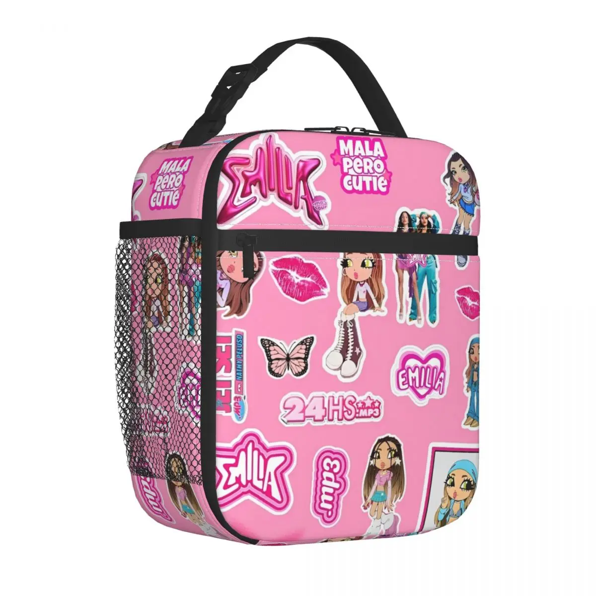 Emilia Mernes MP3 Insulated Lunch Bag Food Bag Portable Cooler Thermal Lunch Box For Travel