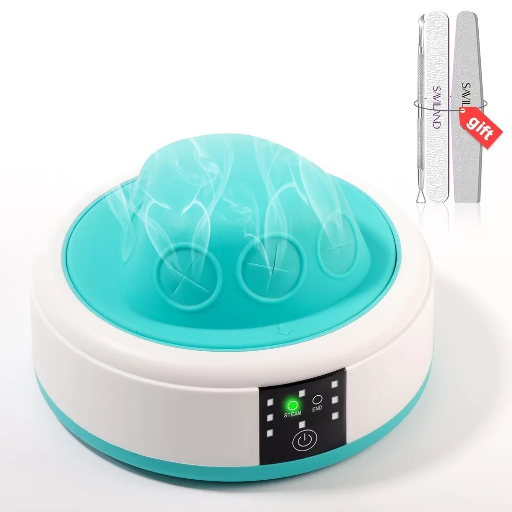 

Pro Steam Nail Polish Remover: Nail Soaking Bowl Automatic Heating Gel & Acrylic Removal System for Salon & Home Use​​