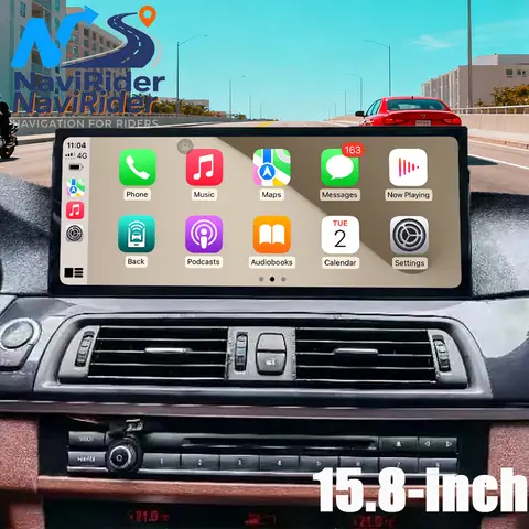 15.8인치 안드로이드 13 오토 BMW 5 시리즈 GT F07 F10 F11 F18 2010-2017 차량용 라디오 GPS 네비게이션 멀티미디어 플레이어 헤드 유닛 카플레이