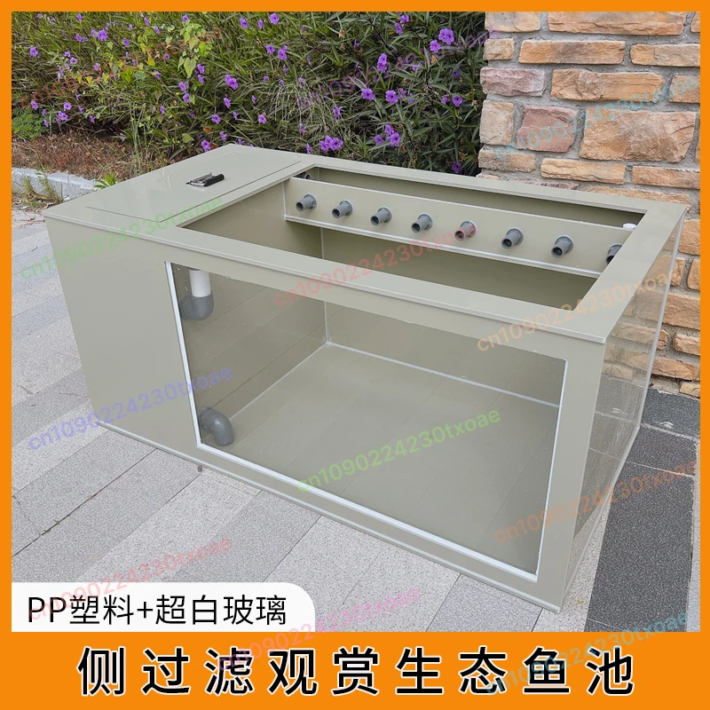 

Multi-Stage Aquarium Canister Filter, Internal External Tank Pond Water Pump with Sponge Filter Cartridge