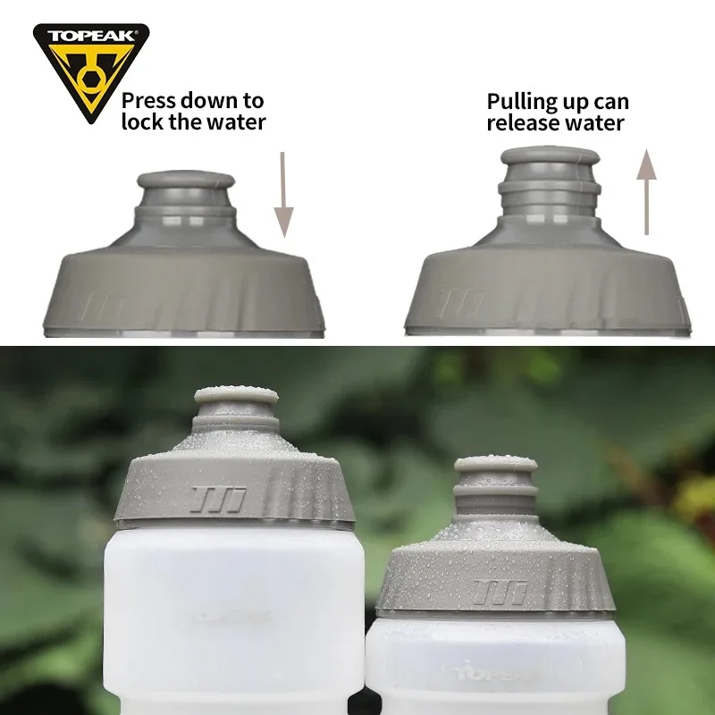 Topeak BPA-free 650 750ml Squeezable Cycling Water Bottle Leak-proof Outdoor Sports Kettle Hiking Camping Riding Water Bidon