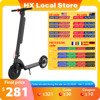 HX X8 10AH Electric Scooter 350W 32KM/H Foldable Electric Kick E Scooter 10 Inch APP Smart Escooter for Adults