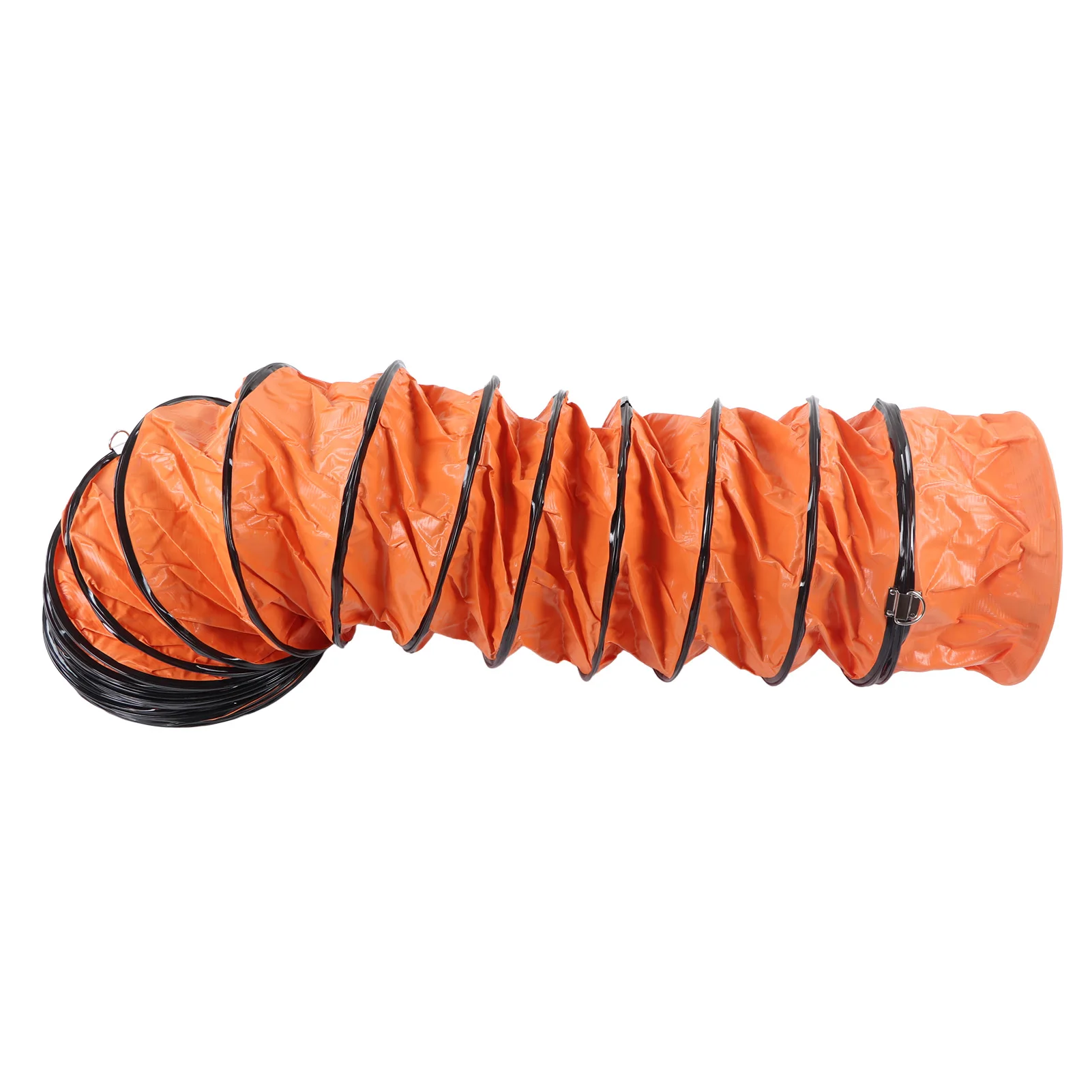 Duct Hose Flexible Duct Hose 8m PVC Adjustable Ventilation Duct Hose with Clamp for Fan Flexible Duct Hose Ventilation Hose