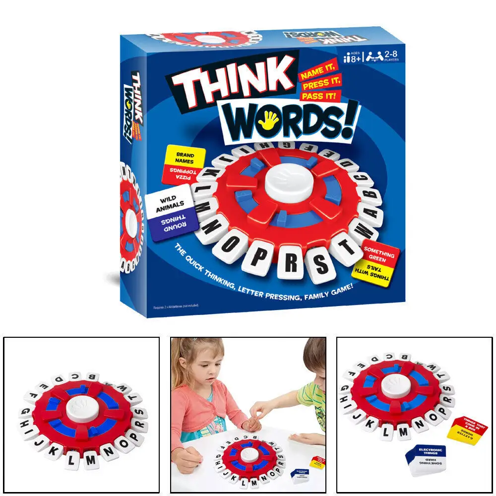 English Think Words Tapple Word Quick Thinking Letter Fast Pressing Game UK