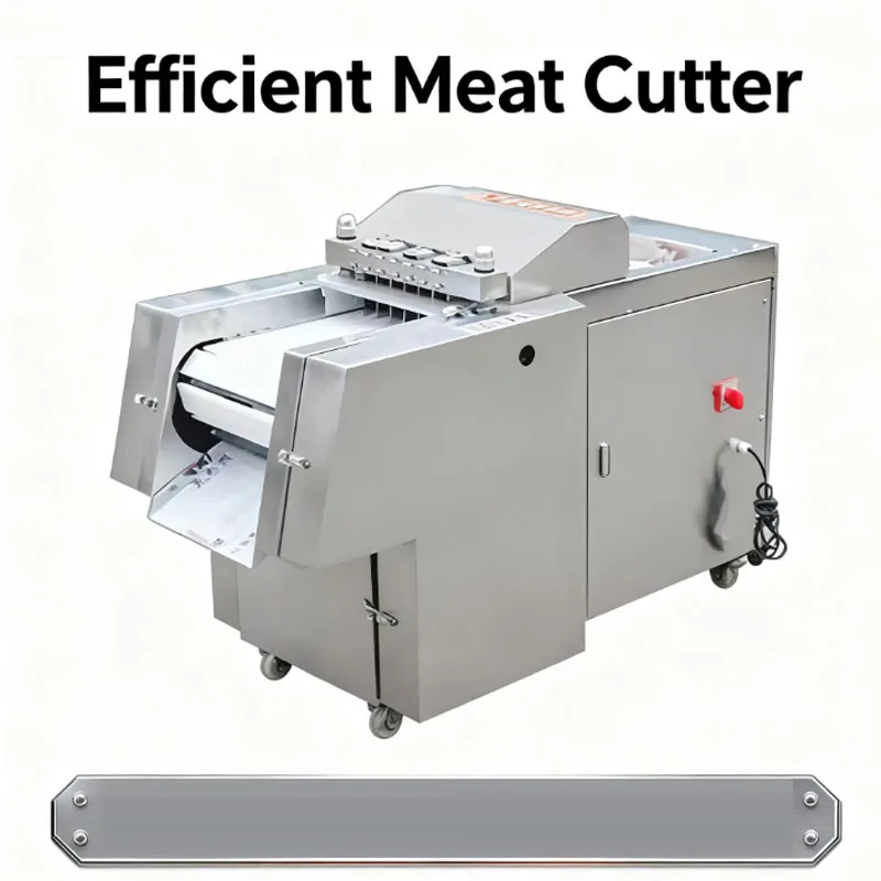 750kg/H Automatic Chopping Machine Frozen Meat Slicer Mutton Meat Cube Cutting Machine Frozen Chicken Breast Dicing Machine
