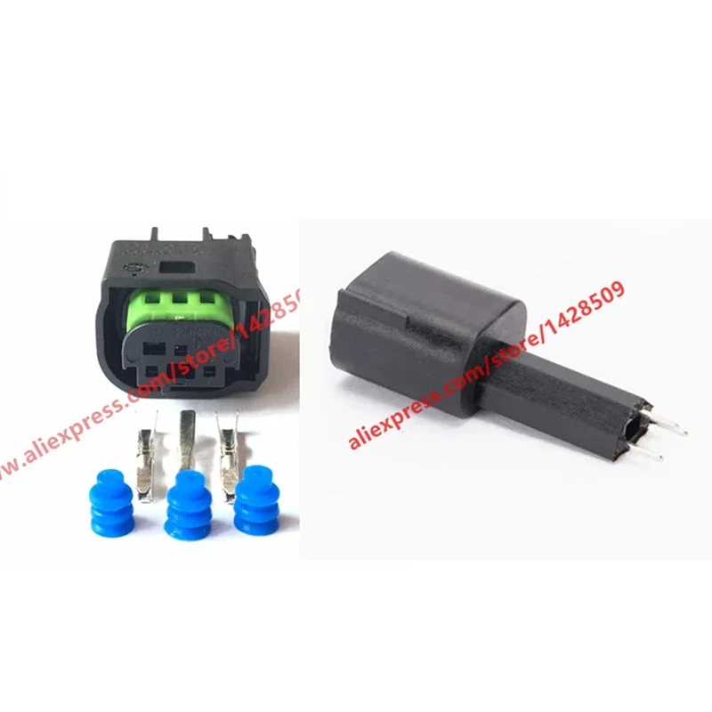 1 Pcs 3 Pin Connector Female Male Waterproof Wire Harness Connector For Benz BMW 1-967642-1