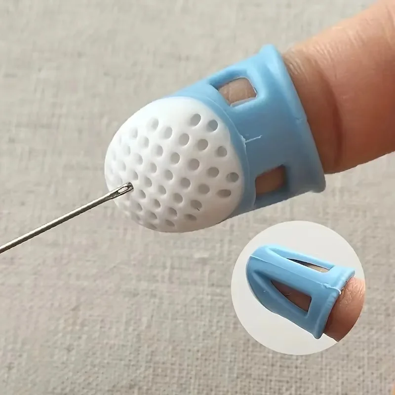 2er-Pack rutschfeste Nähhüllen, weiches Silikon für Komfort und sicheren Halt, zum Sticken und Basteln. – Detail 5