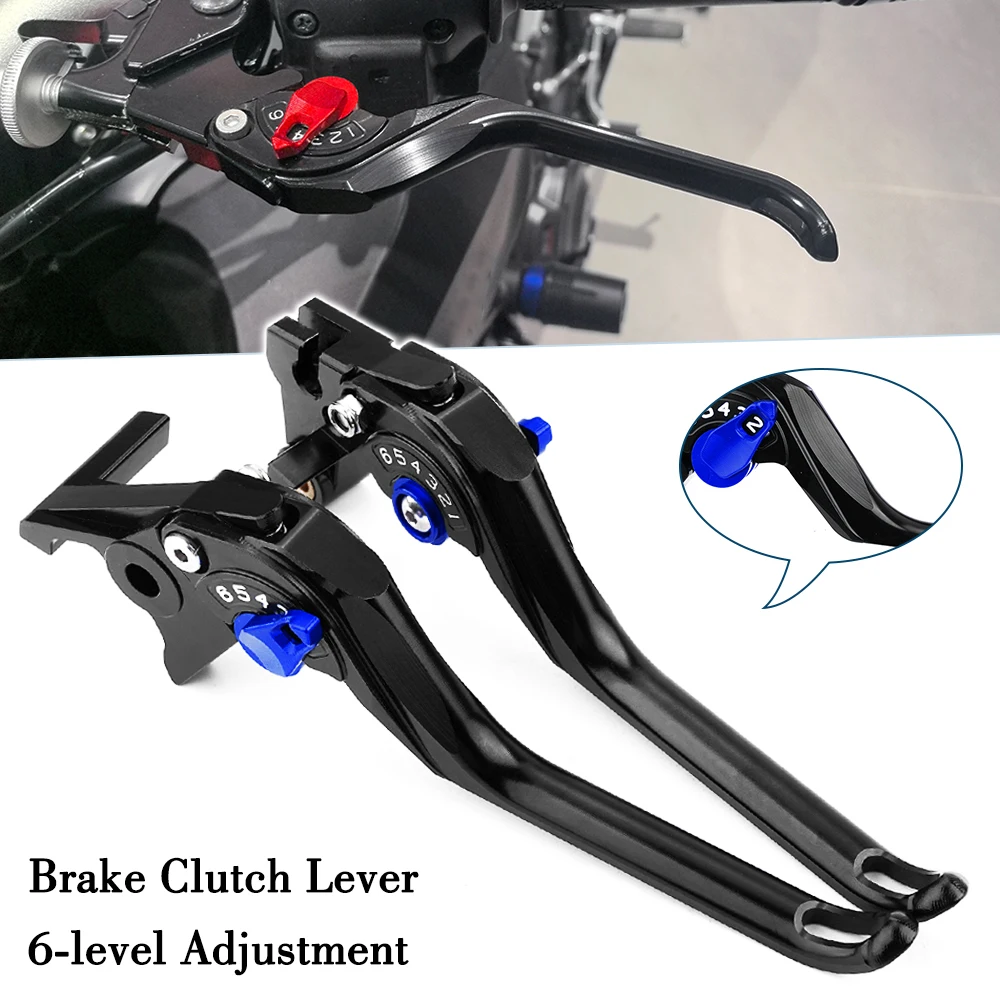 Levier d'embrayage de frein pour YAMAHA MT07 MT 07 MT-07 FZ07 2014-2023 2024 2025 2026 CNC accessoires de moto poignées réglables levier