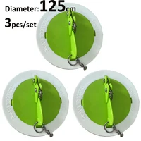 Fishingfans 12,5 CM 4,92 pulgadas 3 unids/set Dipsy Diver mar accesorio de pesca direccional disco de pesca de curricán ajustable disco de buzo