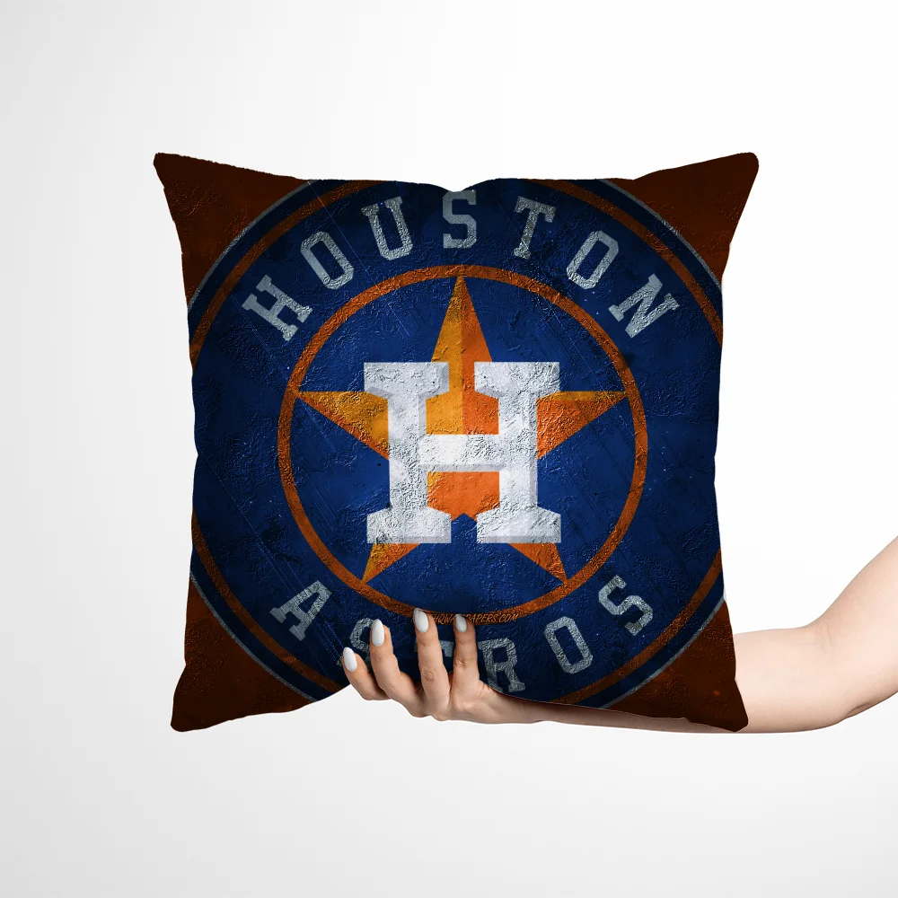 Home and Decoration Cushions Pillow Cases HOUSTON ASTROS Decorative Pillows for Sofa Neck Travel Pillow Cover Cushion Covers