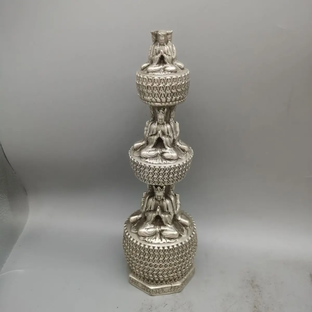 Thousand buddha pagoda buddha pagoda  Statue Sculpture Figurines Home Garden Decoration Statues For House ﻿