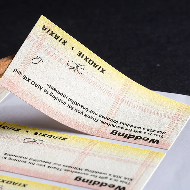 Custom High Quality Self-Adhesive Packaging Labels Embossed Special Texture Decorative Stickers For Business