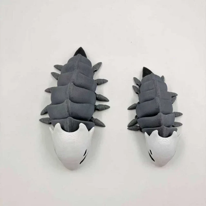 تمثال مطبوع لفارس مجوف، مجموعة مفاصل متحركة من Silksong Bell Beast، نموذج ديكور هدية عيد ميلاد للأطفال #3