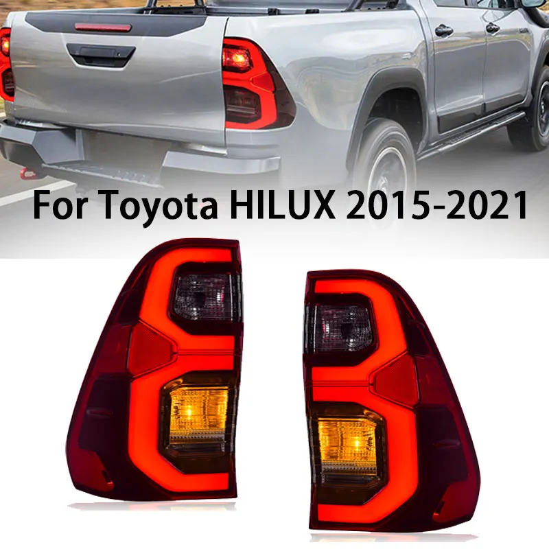 Car Led Taillights For Toyota Hilux Revo 2015 2016 2017 2018 2019 2020 2021 Brake Lamp Reverse Rear Tail light Lamp