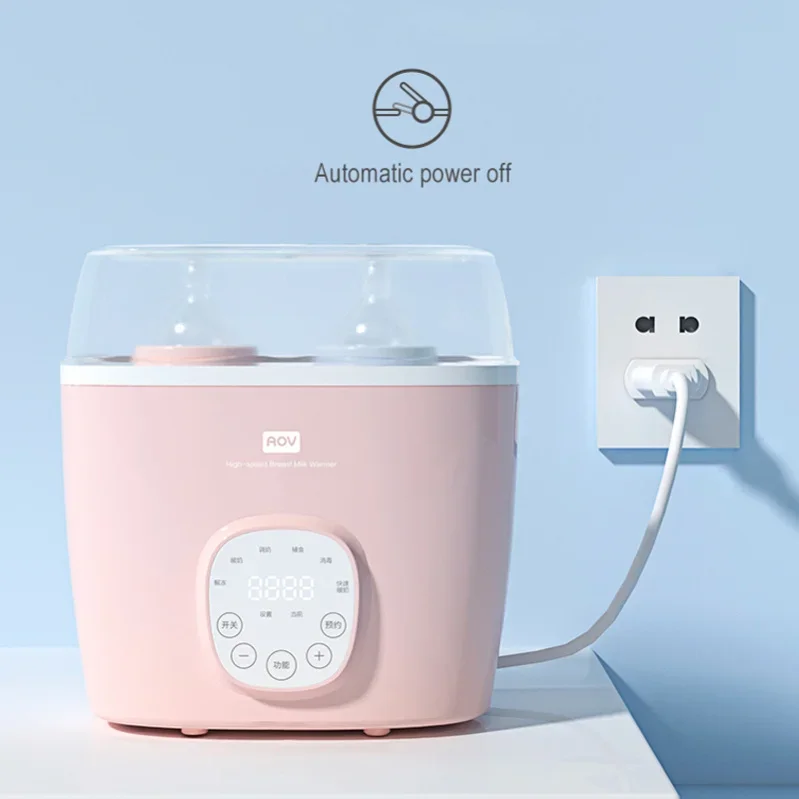 Fast Baby Bottle Warmer Portable Baby Food Heater Defrost with Timer for Twins Warmer for Warming Milk Infant Formula