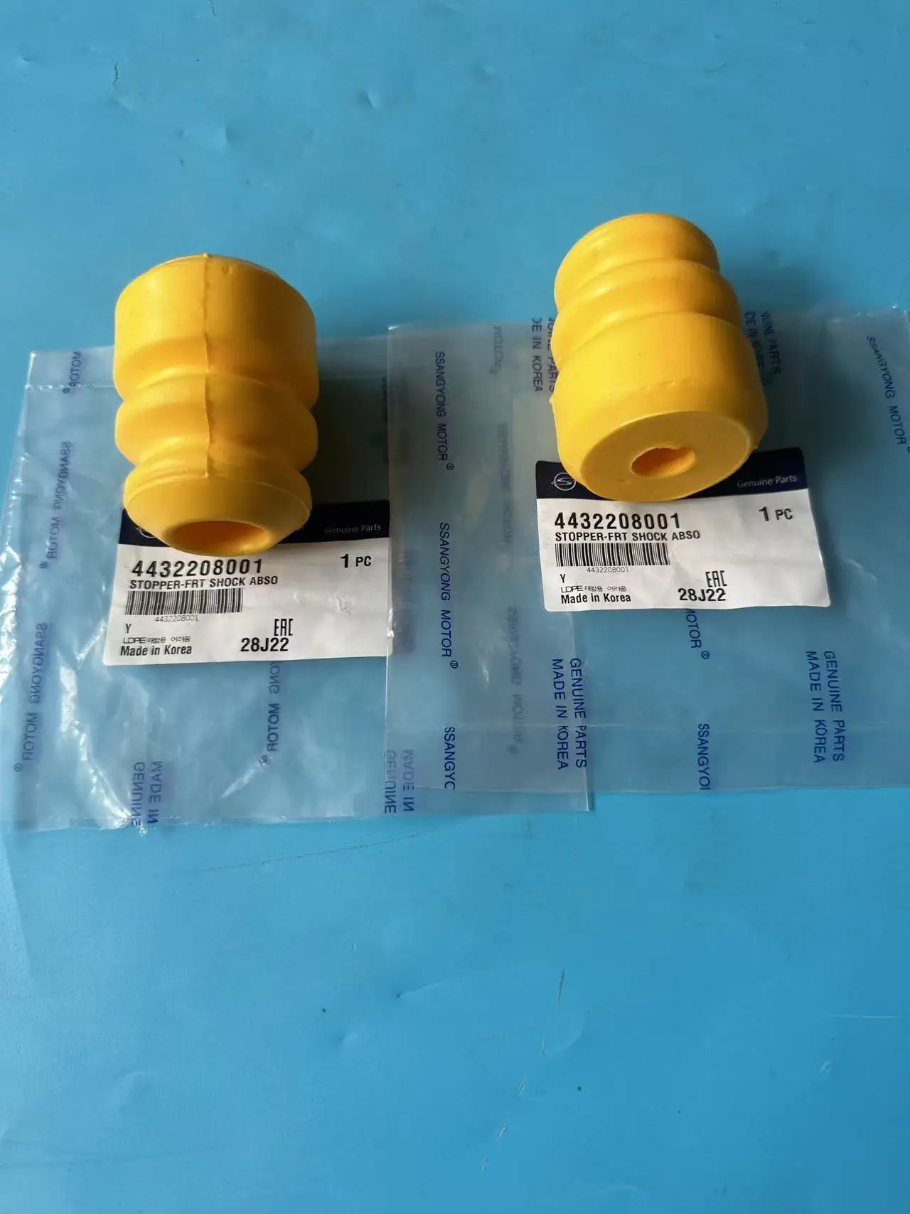 2PC Front Shock Absorber Bumpers Stopper 4432208001 For Ssangyong Actyon Kyron Rexton Actyon Sports