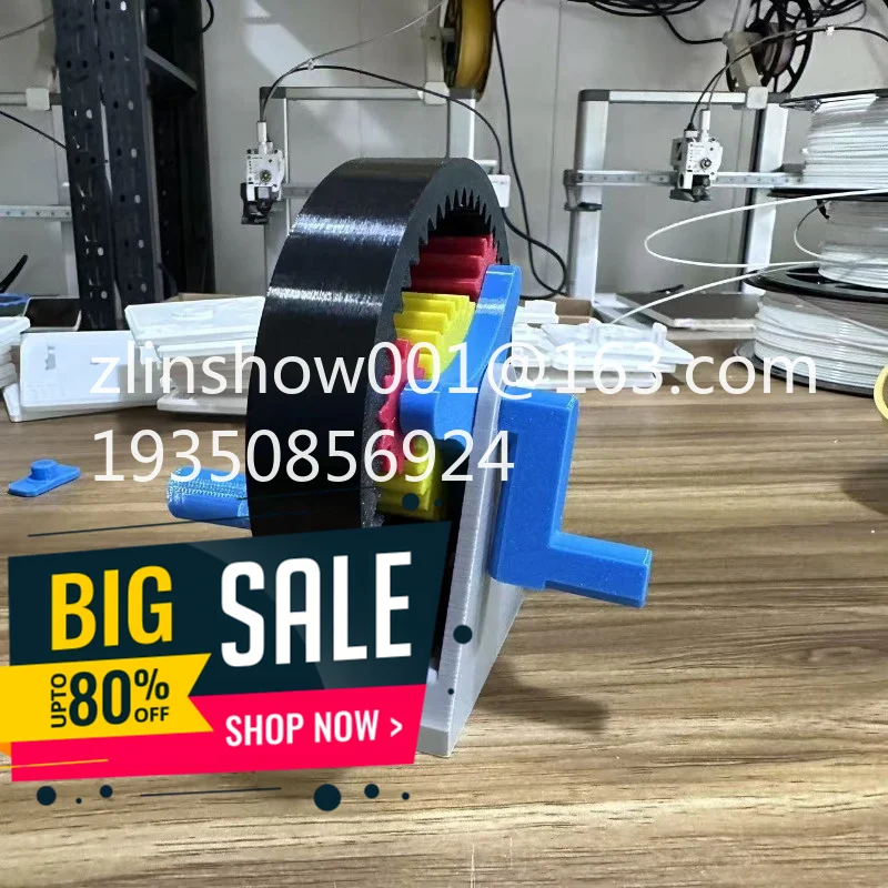 Planetary gear set kit, model sun gear reducer science and education equipment mechanical science teaching aids rotatable