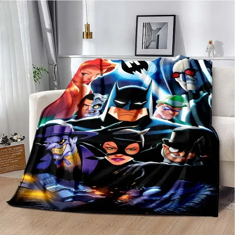 H--Heroic B-Bat-man Printed Blanket Leisure Sofa Blanket Home Sheet Sofa Office Air Conditioning Soft LeisureTravel Customizable