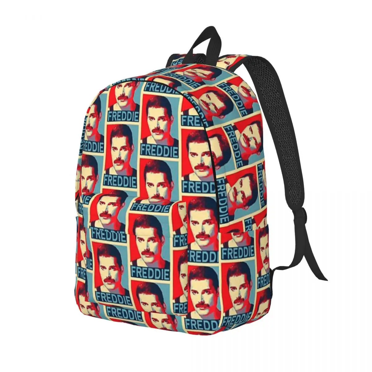 Funny Freddie Mercury Cool Backpack Gift High School Hiking Travel Daypack for Men Women Laptop Shoulder Bag