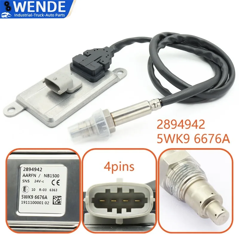 

OEM 2894942 5WK96676A Nitrogen Oxygen Sensor for Cummins 6C Series 8.3L ISX QSX 24V